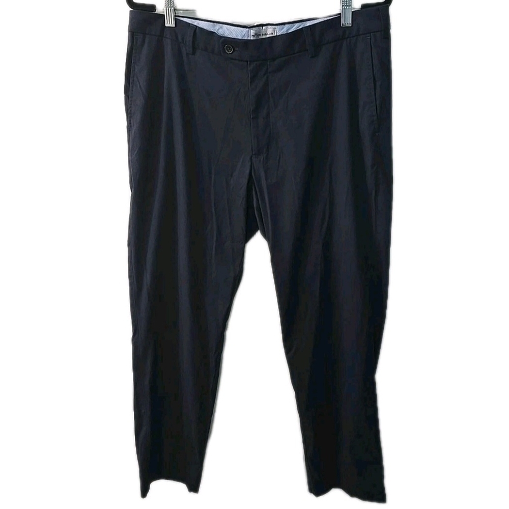 Peter Millar Pants Mens Size 36x34 Navy‎ Blue Dress Golf Stretch
